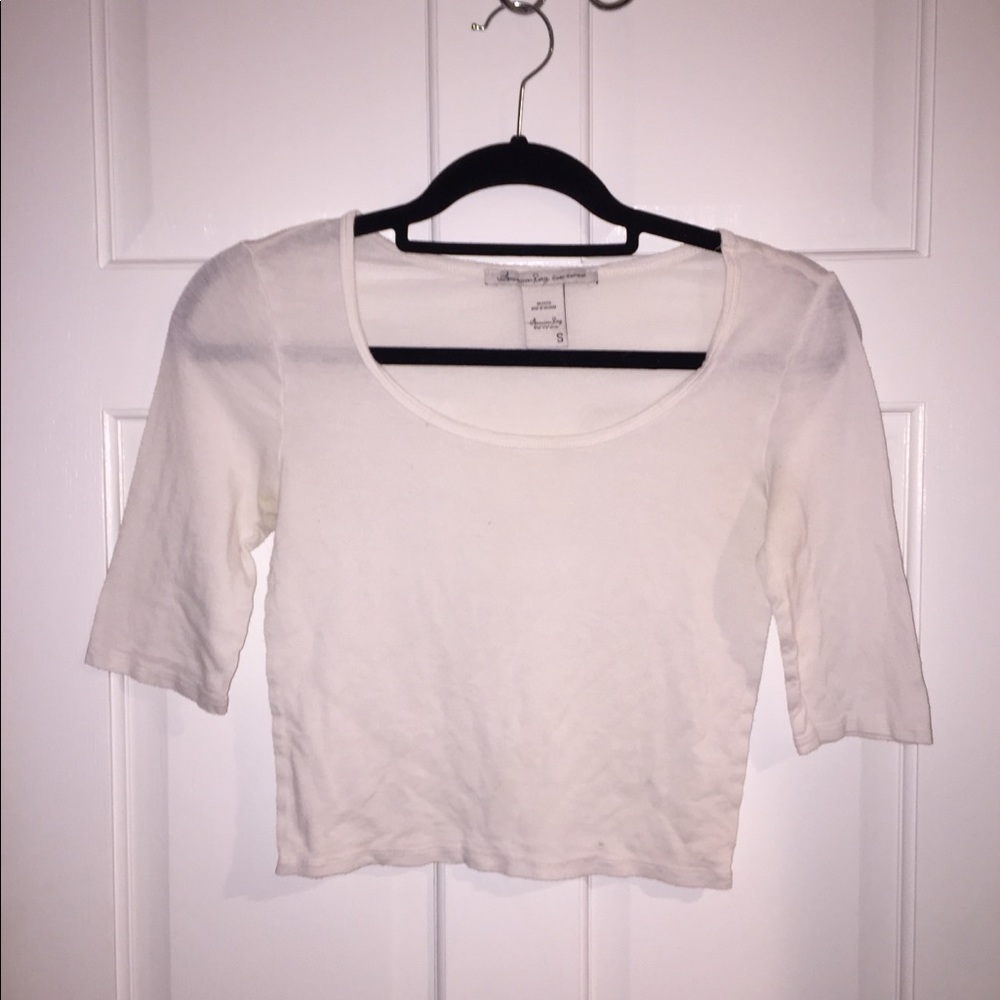 White Crop Top